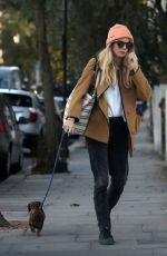 CRESSIDA BONAS Out with Her Dog at Notting Hill 10/17/2024