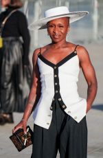 CYNTHIA ERIVO Arrives at Louis Vuitton Paris Dhow at Paris Fashion Week 10/012/024