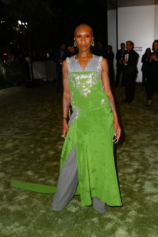 CYNTHIA ERIVO Arrives at WSJ. Magazine 2024 Innovator Awards in New York 10/29/2024