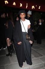 CYNTHIA ERIVO Leaves Louis Vuitton Afterparty at Paris Fashion Week 10/01/2024