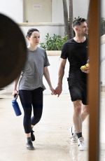 DAISY RIDLEY and Tom Bateman Leaves a Gym in Miami 10/07/2024