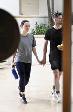 DAISY RIDLEY and Tom Bateman Leaves a Gym in Miami 10/07/2024