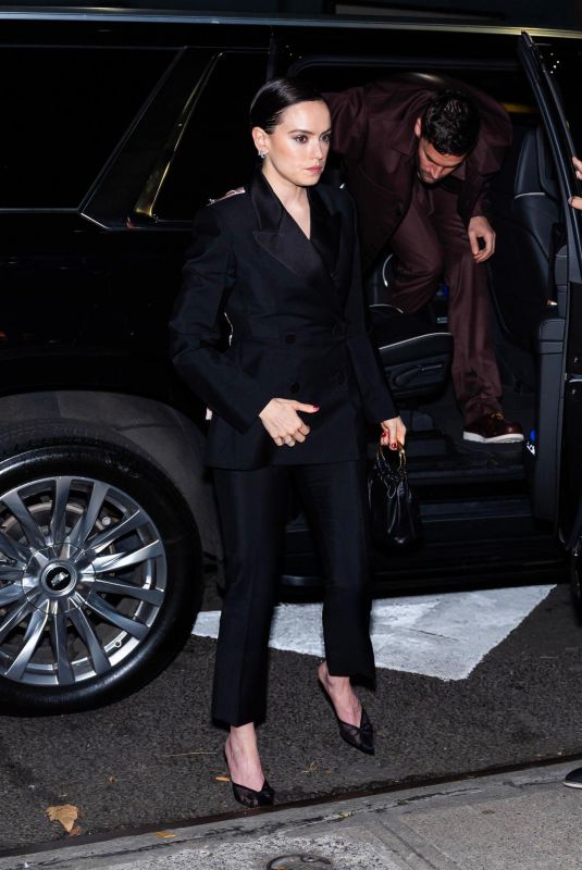 DAISY RIDLEY Arrives at Magpie Screening in New York 10/25/2024