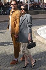 DAISY RIDLEY Arrives at Miu Miu Fashion Show at Paris Fashion Week 10/01/2024