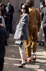 DAISY RIDLEY Arrives at Miu Miu Fashion Show at Paris Fashion Week 10/01/2024