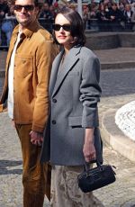 DAISY RIDLEY Arrives at Miu Miu Fashion Show at Paris Fashion Week 10/01/2024