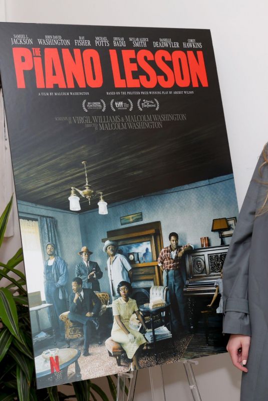 DAKOTA FANNIG at The Piano Lesson L.A. Tastemaker Screening in Los Angeles 10/19/2024