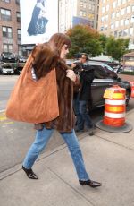 DAKOTA JOHNSON Leaves hHr Hotel in New York 10/15/2024