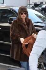 DAKOTA JOHNSON Leaves hHr Hotel in New York 10/15/2024