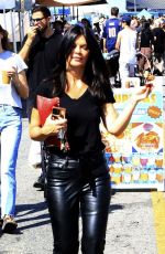 DANIELLE VASINOVA and LOREN HAYES Oyt at Farmers Market in Studio City 10/06/2024
