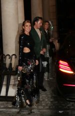 DANNII MINOGUE Leaves 2024 Glamour Awards in London 10/01/2024