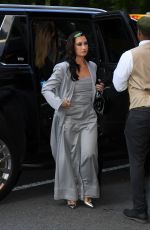DEMI LOVATO Arrives at an Event by Central Park in New York 10/08/2024