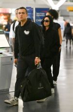 DEMI LOVATO Arrives at JFK Airport in New York 10/08/2024