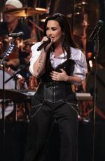 DEMI LOVATO at 2024 Rock & Roll Hall of Fame Induction Ceremony in Cleveland 10/19/2024
