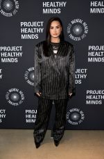 DEMI LOVATO at Project Healthy Minds World Mental Health Day Festival in New York 10/10/2024