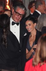 DEMI MOORE Leaves Annual Academy Museum Gala in Los Angeles 10/19/2024