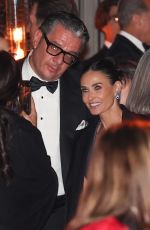 DEMI MOORE Leaves Annual Academy Museum Gala in Los Angeles 10/19/2024