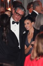 DEMI MOORE Leaves Annual Academy Museum Gala in Los Angeles 10/19/2024