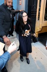 DEMI MOORE Leaves Q&A Event for The Substance in West Village 10/14/2024