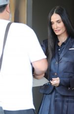 DEMI MOORE Out Promotes The Substance in Los Angeles 10/24/2024