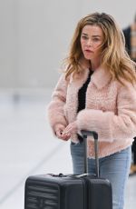 DENISE RICHARDS Arrives at JFK Airport in New York 10/17/2024