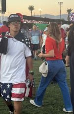 DREA DE MATTEO at Trump Rally in Coachella 10/12/2024