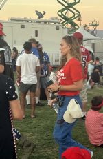 DREA DE MATTEO at Trump Rally in Coachella 10/12/2024
