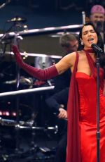 DUA LIPA Performs at Royal Albert Hall in London 10/17/2024