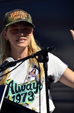 ELIZABETH BANKS Speaks at a Reproductive Freedom National Bus Tour Stop in Las Vegas 10/16/2024