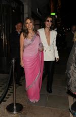 ELIZABETH HURLEY Arrives at Diwali Charity Dinner by International Institute of Fine Arts Modinagar in London 10/16/2024