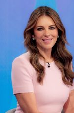 ELIZABETH HURLEY at Loose Women TV Show in London 10/10/2024