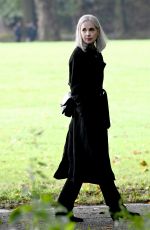 ELIZABETH MCGOVERN on the Set of The Talamasca in New York