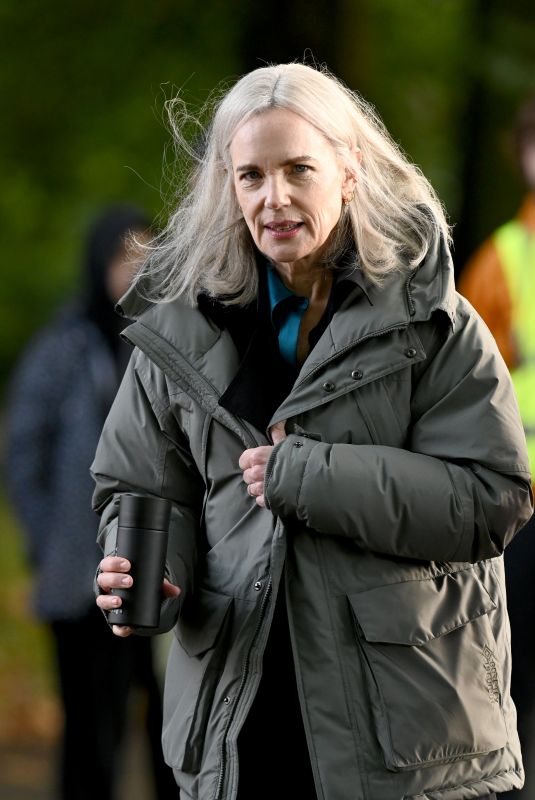 ELIZABETH MCGOVERN on the Set of The Talamasca in New York