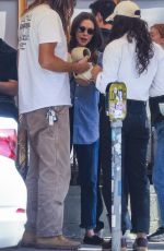 ELIZABETH OLSEN Out for Lunch with Friends at All Time in Los Angeles 10/13/2024