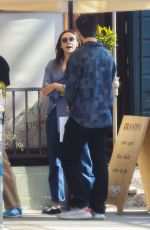 ELIZABETH OLSEN Out for Lunch with Friends at All Time in Los Angeles 10/13/2024