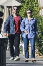 ELIZABETH OLSEN Out for Lunch with Friends at All Time in Los Angeles 10/13/2024
