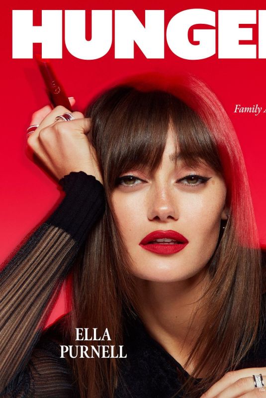 ELLA PURNELL on the Cover of Hunger Magazine, October 2024