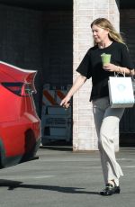 ELLEN POMPEO Out for Iced Matcha Beverage at Clark Street in Larchmont Village 10/21/2024