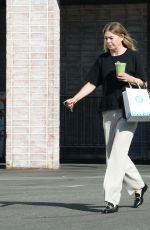 ELLEN POMPEO Out for Iced Matcha Beverage at Clark Street in Larchmont Village 10/21/2024