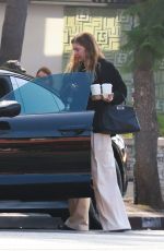 ELLEN POMPEO Stopping by Maru for a Quick Coffee in Los Feliz 10/12/2024