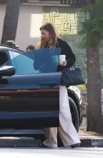 ELLEN POMPEO Stopping by Maru for a Quick Coffee in Los Feliz 10/12/2024