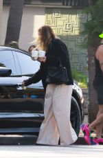 ELLEN POMPEO Stopping by Maru for a Quick Coffee in Los Feliz 10/12/2024