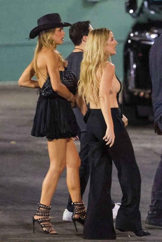 ELLIE GOULDING and BROOKS NADER Arrives at Paris Hilton