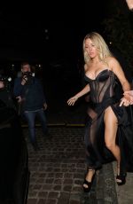 ELLIE GOULDING Leaves Chiltern Firehouse 10 Year Anniversary Party in London 10/03/2024