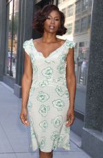 EMAYATZY CORINEALDI Arrives at The View TV Show in New York 10/07/2024