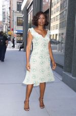 EMAYATZY CORINEALDI Arrives at The View TV Show in New York 10/07/2024