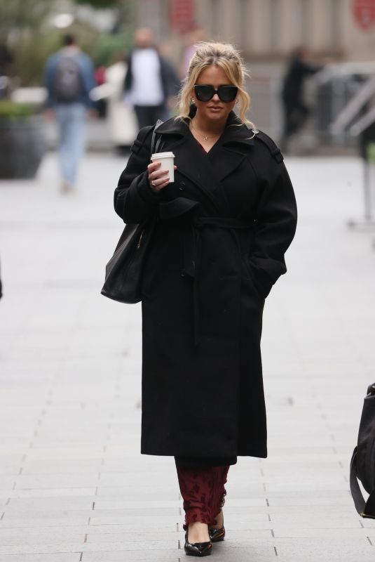 EMILY ATACK Leaves Heart Radio Studio in London 10/21/2024