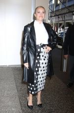 EMILY OSMENT Arrives at CBS Mornings in New York 10/16/2024