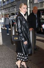EMILY OSMENT Arrives at CBS Mornings in New York 10/16/2024