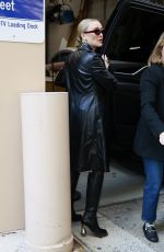 EMILY OSMENT Arrives at Kelly and Mark Show in New York 10/16/2024